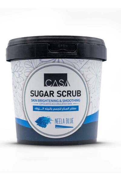 CASA مقشر الجسم بالسكر مع النيلي الأزرق 600 جرام