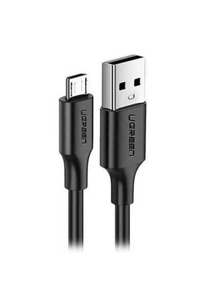 Ugreen Power and Data Cable - USB to MicroUSB 5V/2.4A - 0.5 meters - Black (Fast Charging) Black