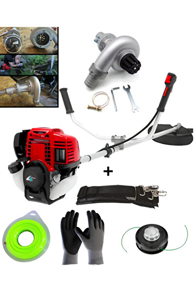 ABLACKS 4 Zamanlı Yan Tırpan + Su Kaldırma Pompası Aparatı Çim Biçme Motoru