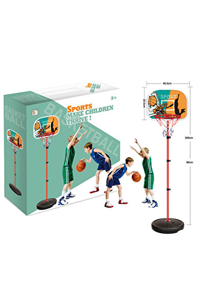 Picodino Set cos baschet copii cu minge si inaltime ajustabila pana la 200 cm