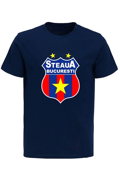 Efendioğlu Design Steaua Bucharest (FCSB) μεγάλο εμπριμέ βαμβακερό μπλουζάκι
