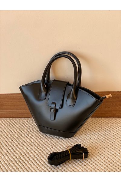 Bagzone Luxury Soft Leather Textured Triangle Shape Women's Shoulder Bag