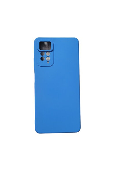 OEM Case for Xiaomi Redmi Note 12 Pro 4G made of velvety silicone with camera protection - Blue