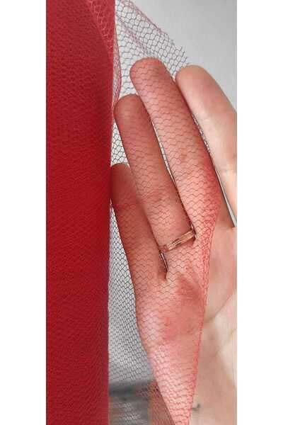 hobidaşım Червен тюл за опаковане на подаръци 75x400 cm – сватба, годеж, зест...