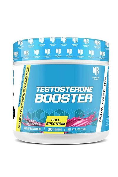 Muscle Rulz Testosterone Booster 30 Servings Electric Raspberry