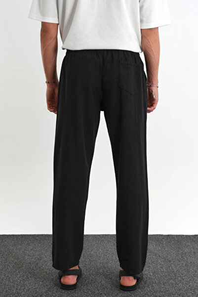 Malerind Hambez Sports Sweatpants Comfortable Fit Linen Look Unisex Model Malerind Size Range (M-6Xl)