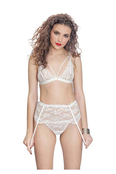 BLD by Exclusive Paris1 white lace bra and panty set, BLD by Exclusive