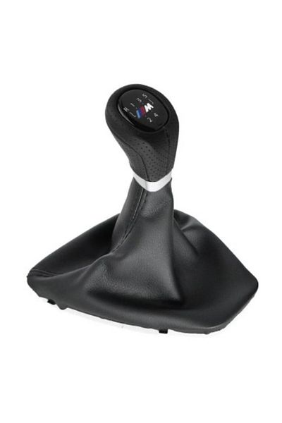 Xenon Bright Maneta schimbător de viteze cu logo M pentru BMW Seria 3 E90, E91, E92, E93, manuală cu 5 trepte