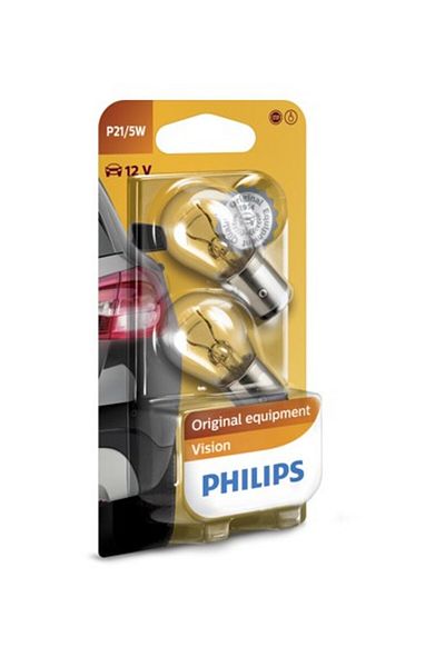 Philips Set de 2 becuri Philips Vision P21/5W 12V