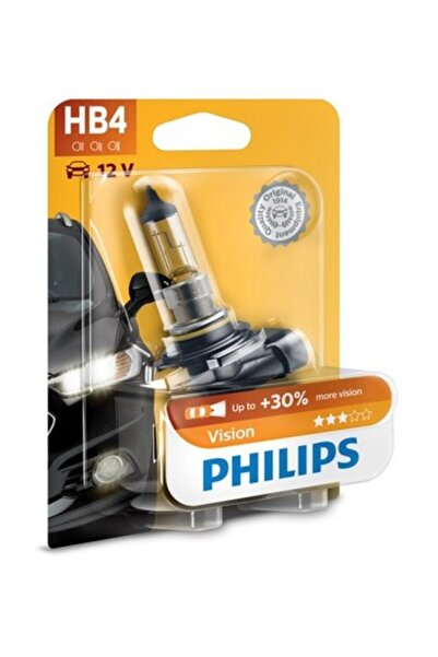 Philips Λάμπα αυτοκινήτου HB4 Philips Vision 12V P22D 51W