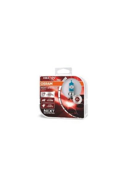 Osram Set de 2 becuri HB3 Night Breaker Laser de generație următoare +150% 12V 60W