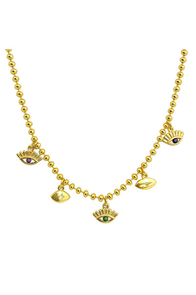 Venus Design Çelik Topçuk Zincir Nazar Kolye