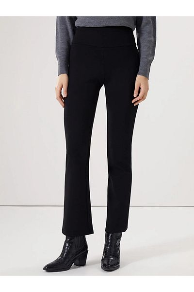 LC Waikiki Lcwaikiki Classic Black Elastic Waist Spanish Leg Women's Leggings Pants