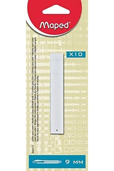 STOREMAX Muartshop Office and Stationery 640717 Replacement Blade Silver, 9 mm 871301