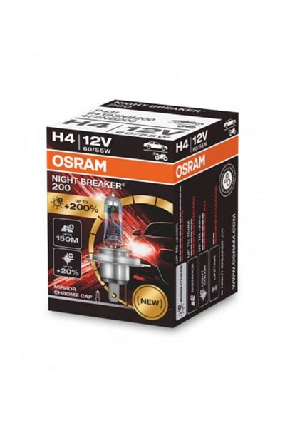Osram Bec auto Osram H4 Night Breaker +200% 12V 60/55W