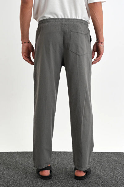 Malerind Sports Sweatpants Comfortable Fit Linen Look Unisex Model Malerind Size Range (M-6Xl)