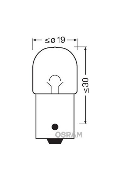 Osram Set de 2 becuri auto Osram R5W Ultra Life
