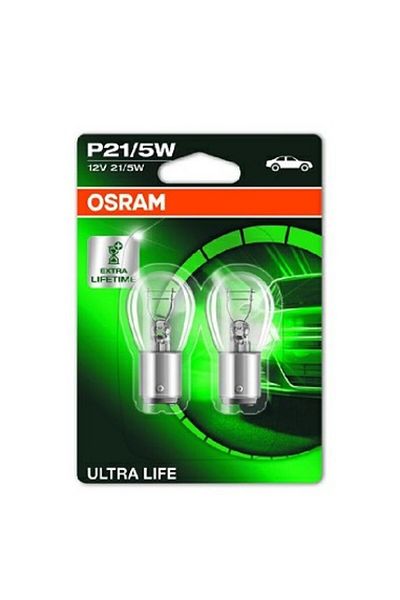 Osram Set de 2 becuri 12v P21/5w Ultra Life Blister Osram