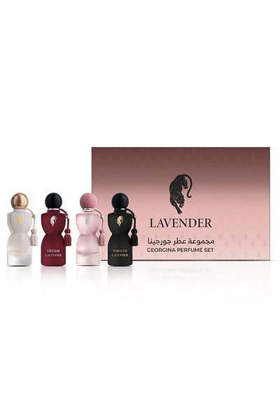 LAVENDERS Beautiful Georgina Lavender Dream Sense Tobacco Perfume Set 4*100