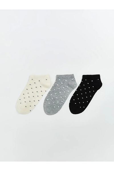 LC Waikiki Lcw Eco Ecru Girl's Booties Socks 3-Piece