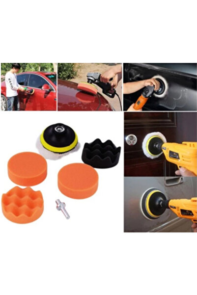 OEM Polish auto profesional - Kit 10 piese + adaptor burghiu, placă M14 - Bureți cu diferite abraziuni