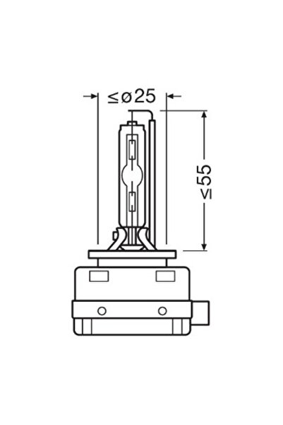 Osram Λάμπα Xenon D1S Xenarc Cool Blue Intense Επόμενης Γενιάς Osram +150% 85V 35W