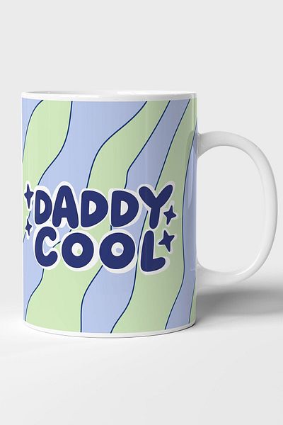 GRN TASARIM Daddy Cool Printed Mug