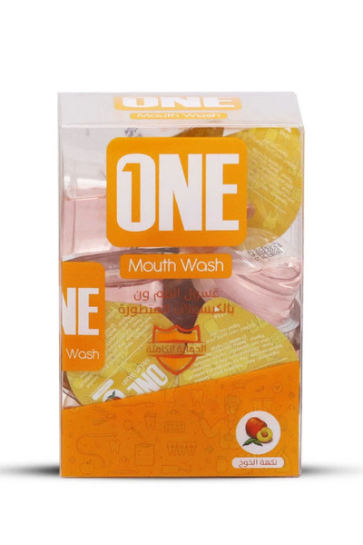 ONE غسول الفم بالكبسولات المتطورة بنكهة الخوخ من ذا ون تاتش 20 كبسولة 15 مل