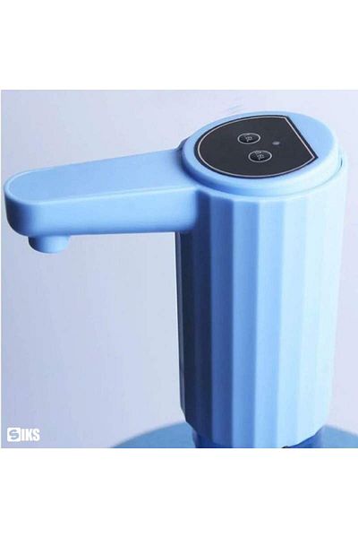 SIKS Dozator electric de apă, încărcare USB, dozare 600 ml, albastru