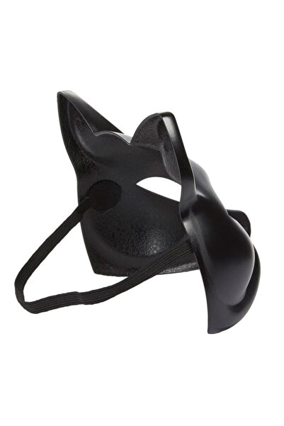 TanOzel Black Color Luxury Cat Mask 12X13 cm