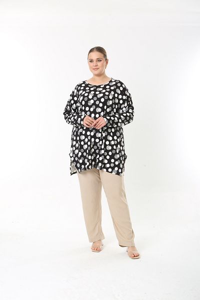XL Modam Women's Summer Long Sleeve Plus Size Tunic