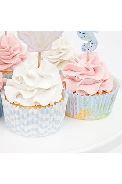 STOREMAX Ntwork Meri Mermaid Cupcake Kit, Multicolour Art 1087243