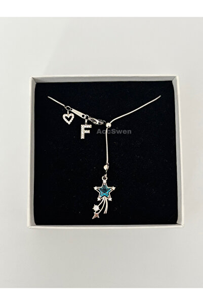 acc swen قلادة على شكل نجمة متدلية على شكل مصعد، قلادة على شكل حرف Y