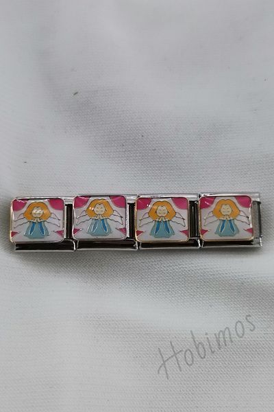 Hobimos 1 Piece Zodiac Steel Italian Bracelet Charm
