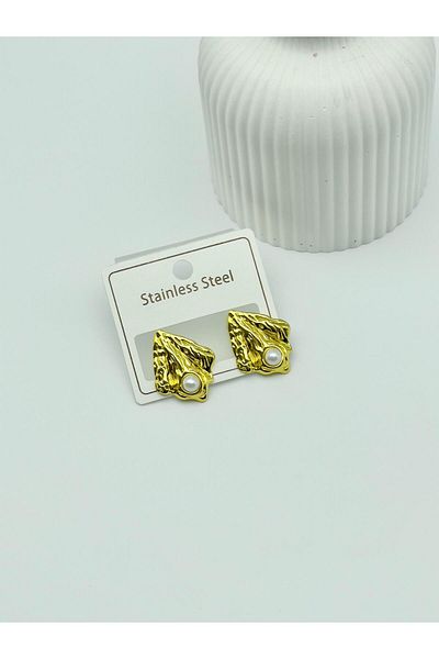 ilvesa shop New Season Tarnish-Free Vintage Pearl Steel Earrings