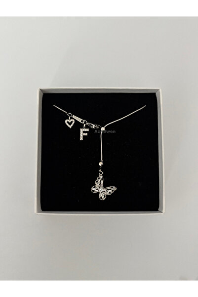 acc swen قلادة على شكل فراشة على شكل حرف Y