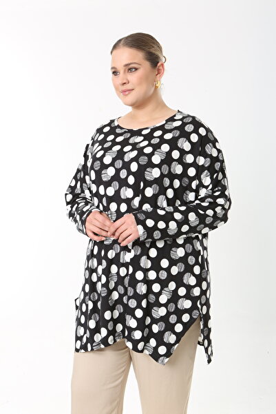 XL Modam Women's Summer Long Sleeve Plus Size Tunic
