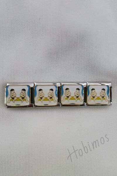 Hobimos 1 Piece Zodiac Steel Italian Bracelet Charm