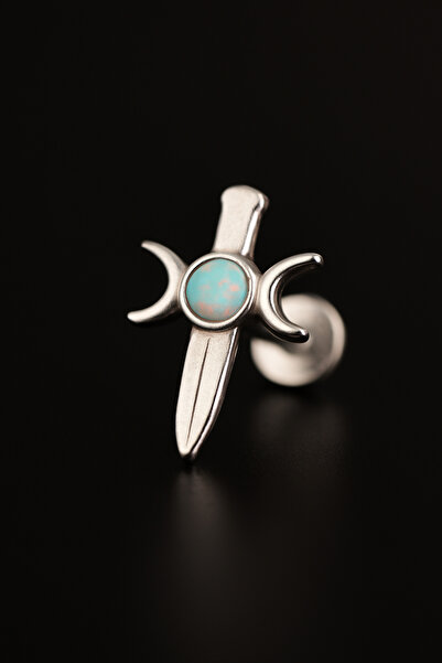 depozoom 316l Cerrahi Çelik Kıkırdak Tragus Ve Tüm Kulak Bölgesine Uygun Kılı...