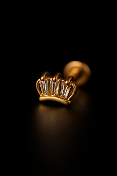 depozoom 316l Cerrahi Çelik Kıkırdak Tragus Ve Tüm Kulak Bölgesine Uygun Taç ...