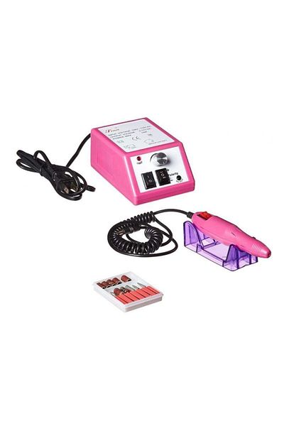 SIKS ® professional electric nail file, manicure/pedicure, over 14,000 rotations per minute, pink