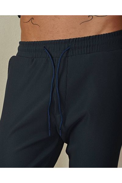 MARRAKECH Men's Zipper Leg Detailed Ribbed Jogger