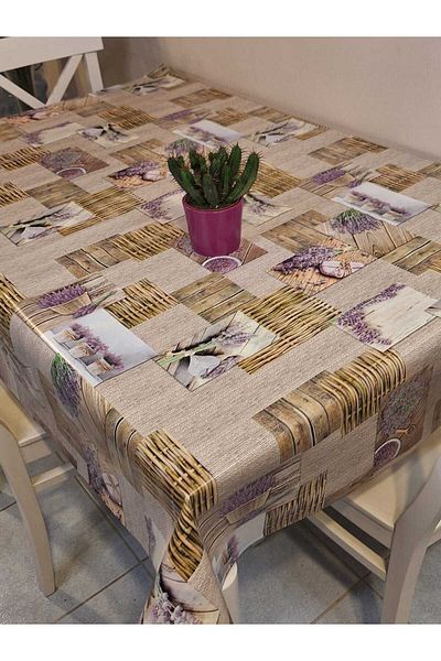 Başak Ev Tekstili Fiber Pvc Oilcloth - Σκουπιζόμενο τραπεζομάντιλο με σχέδια