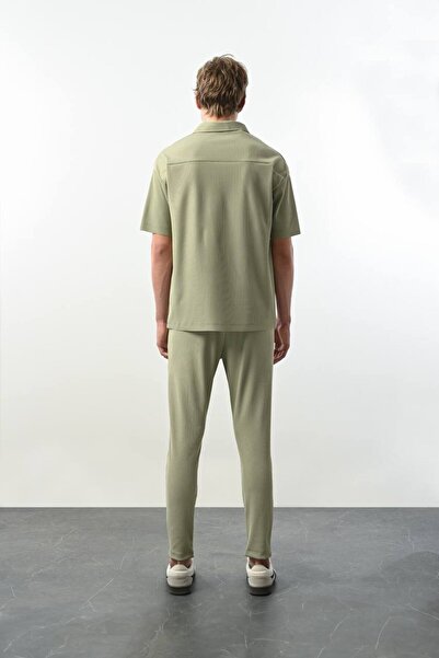 MARRAKECH Erkek Fermuar Paça Detaylı Fitilli Jogger