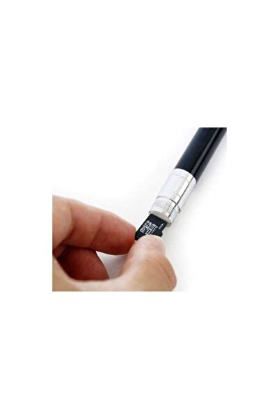 SIKS ® spy pen with built-in video camera, built-in microphone, black-silver color