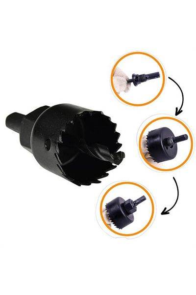 STOREMAX Jvnnastore 6 Piece Iron Wood Drywall Drilling Hole Opening Set 646268