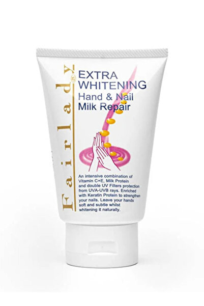 Fair Lady كريم العنايه اليوميه لليدين والاظافر بالحليب من فير ليدي - 100 مل