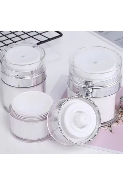 STOREMAX Air Pump Refillable Vacuum Cream, Foundation Liquid Cosmetic Product Bottle 105