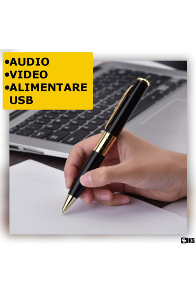 SIKS Spy Pen With 1080 Full HD Camera And Microphone, MicroSD Card 32, USB Charging Cable