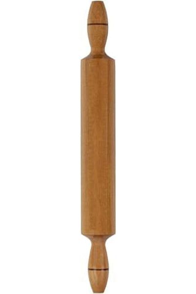 STOREMAX Network Home 45 cm Wooden Roller, Dough Rolling Roller, Wooden m for Opening Pizza and Pastry Dough